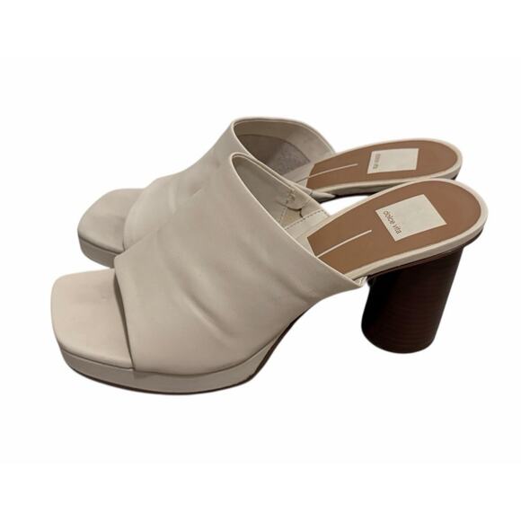 Dolce Vita Shoes - Dolce Vita Women's 10 Beige Brown Anise Sand Nubuck Open Toe Platform Heels